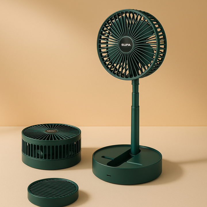 Mini Folding Telescopic Fan 3 in 1 Sizes