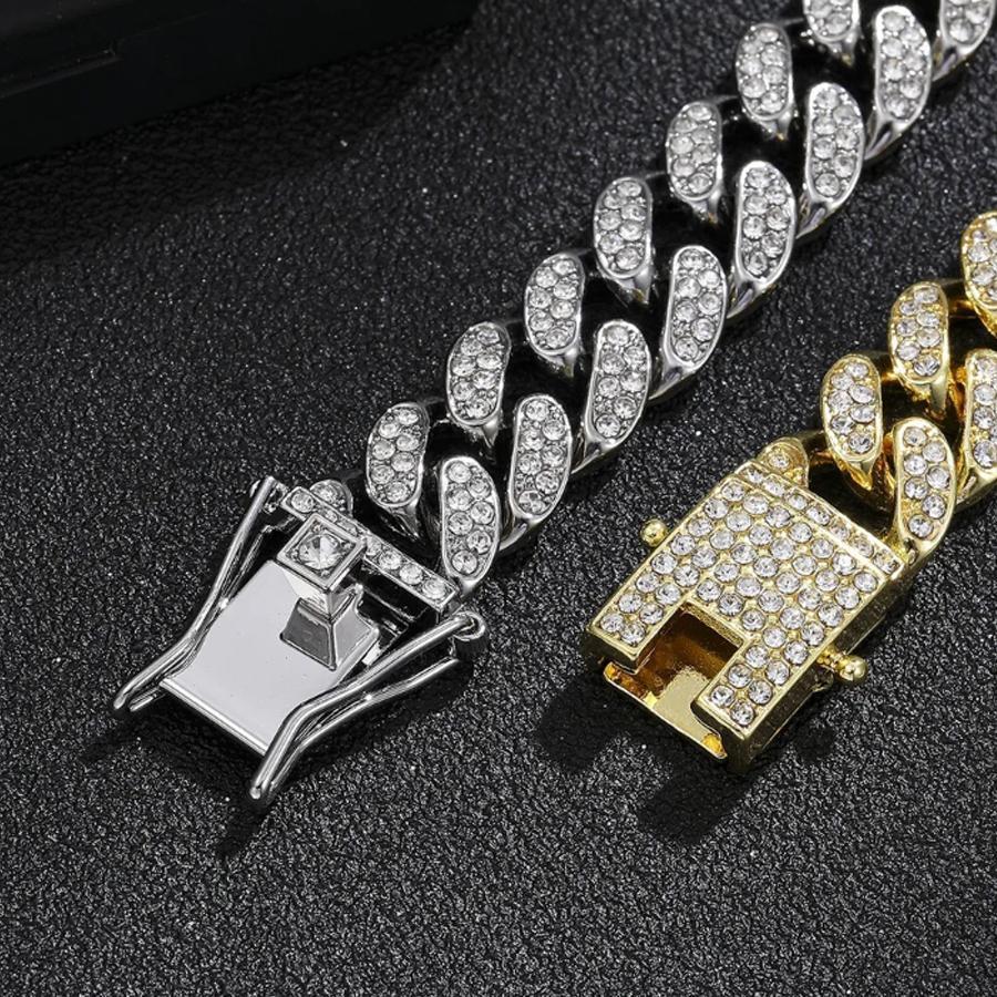 Premium Rhinestone chain bracelet for men
